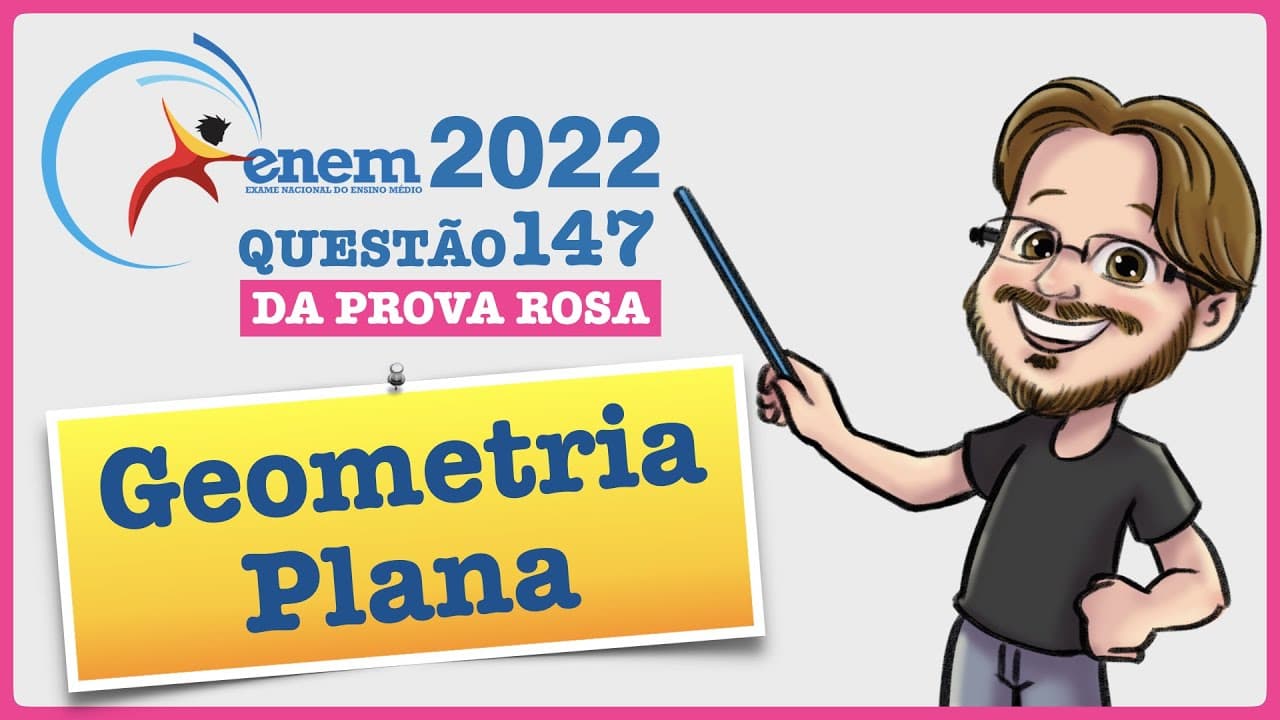 Thumbnail: ENEM 2022 || Geometria Plana || O professor de artes orientou seus estudantes a realizarem a