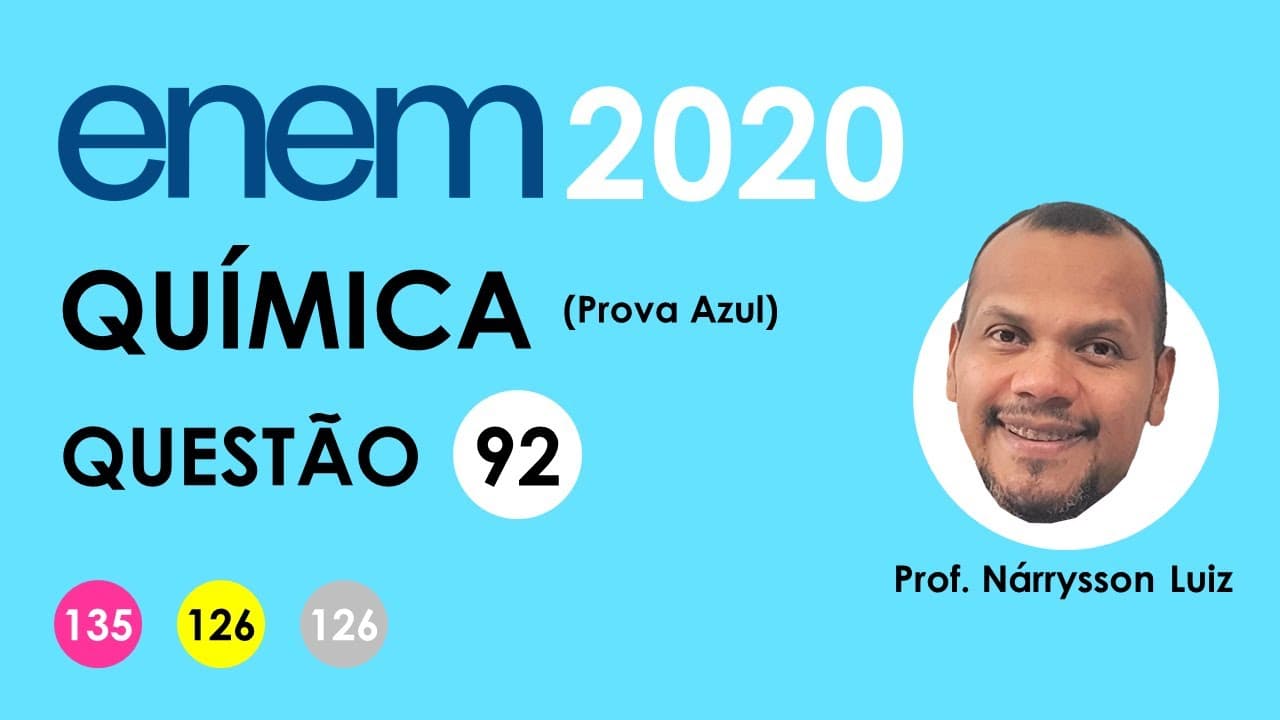 Thumbnail: Enem 2020 - Questão 92 Prova Azul - A enorme quantidade de resíduos gerados pelo consumo crescente..