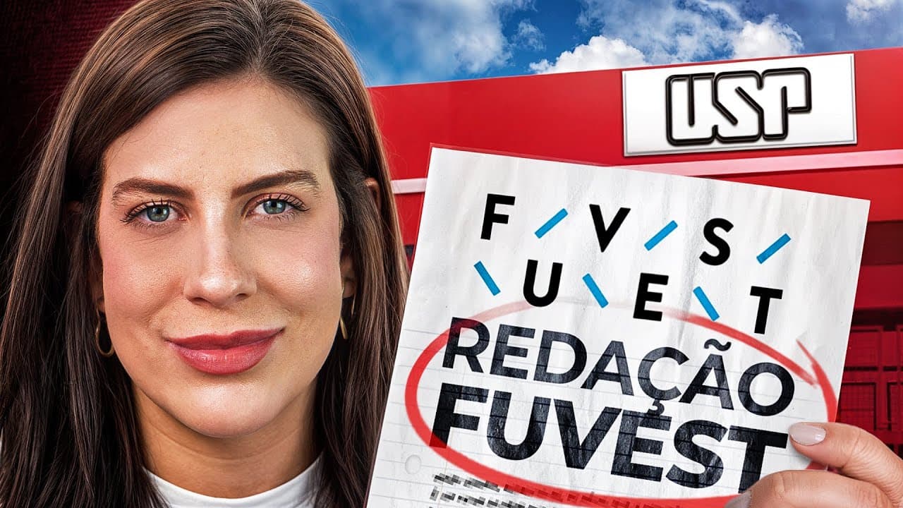 Thumbnail: VOCÊ ESTÁ PRONTO PARA A REDAÇÃO FUVEST 2025?