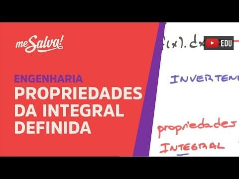 Thumbnail da aula: Me Salva! INT13 - Propriedades da Integral Definida
