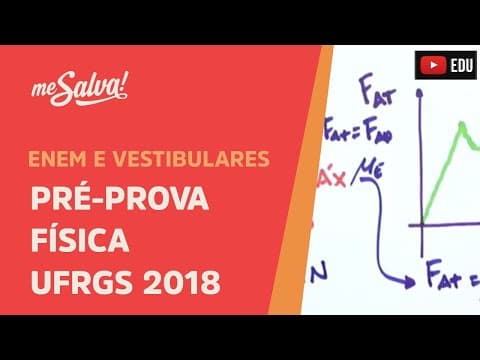 Thumbnail da aula: Pré-Prova Prova de Física Vestibular UFRGS 2018 - Me Salva!
