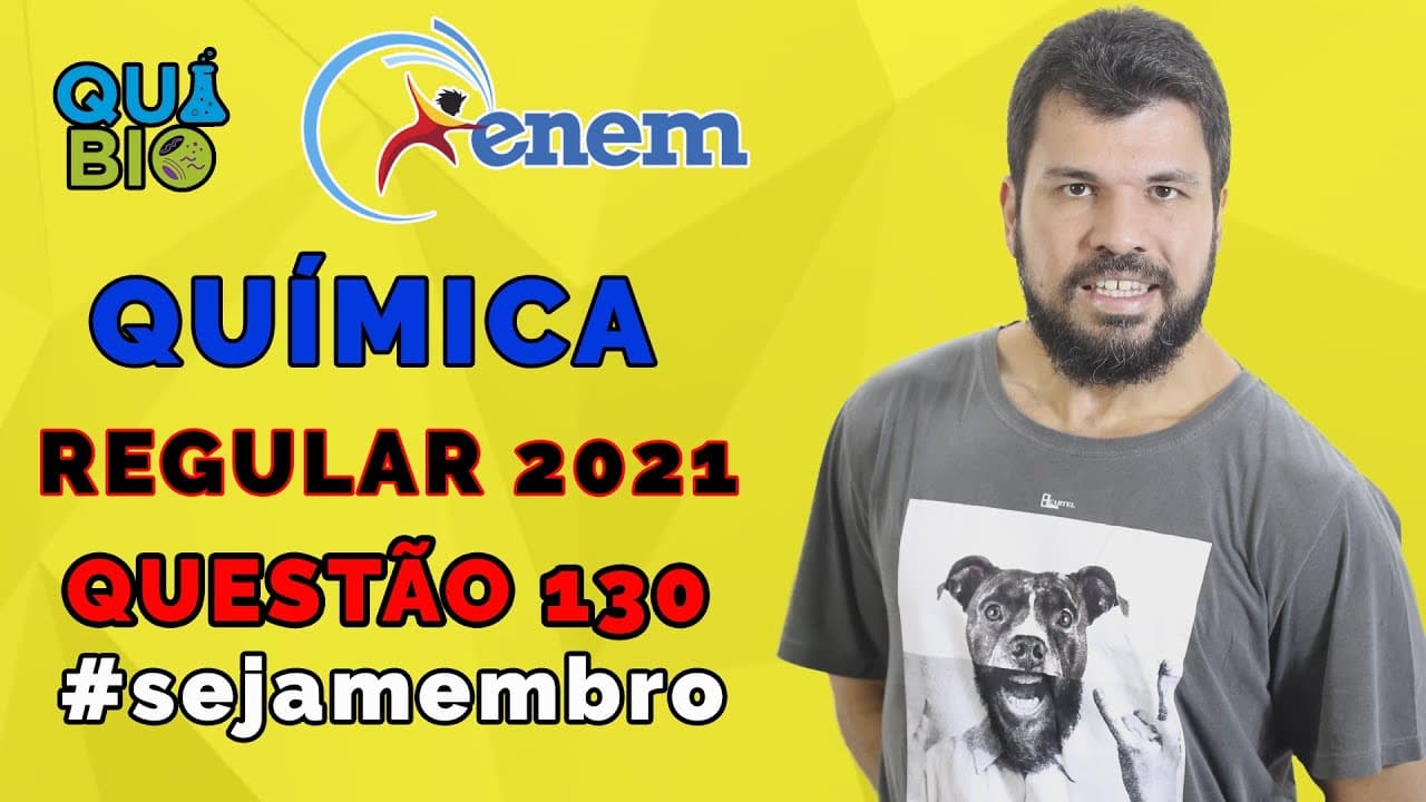 Thumbnail: ENEM 2021 - Questão 130 - Com o objetivo de proporcionar aroma e sabor a diversos alimentos a indúst