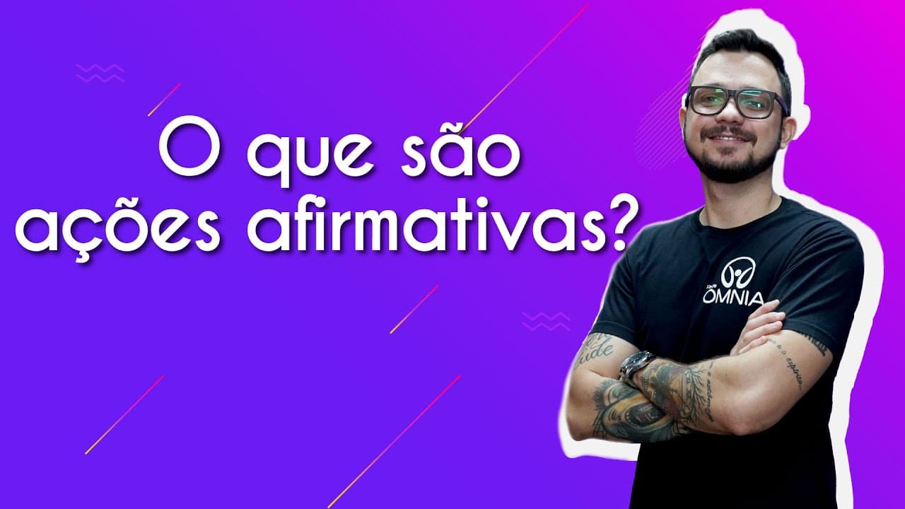 Thumbnail: O que são ações afirmativas? - Brasil Escola