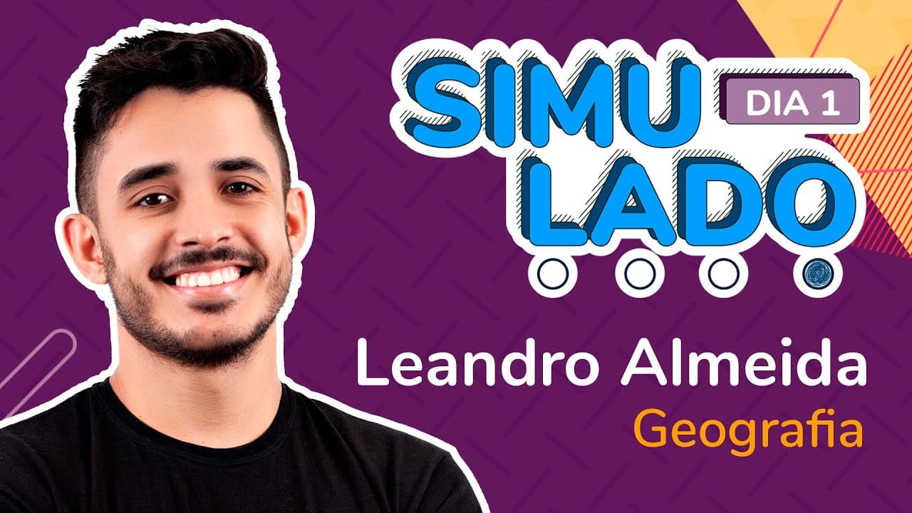 Thumbnail: Resolução Simulado VI | Geografia II | Prof. Leandro Almeida.