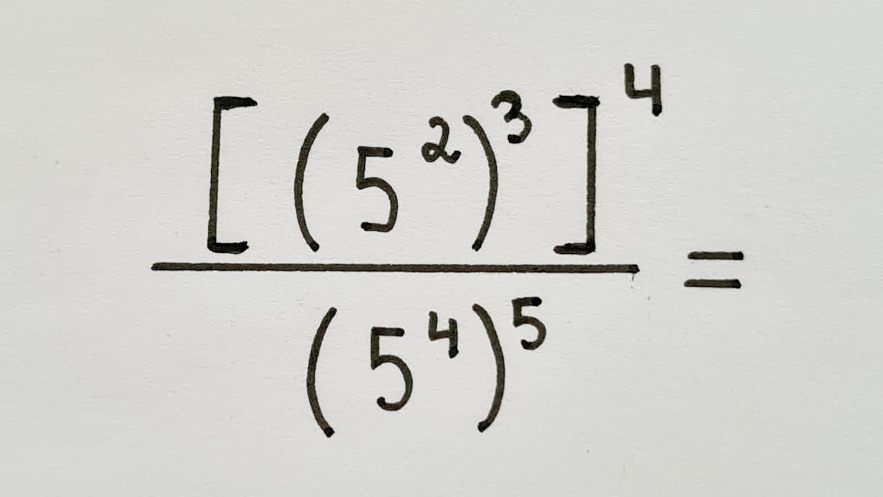Thumbnail: 🎯Resolução de Exercício usando as PROPRIEDADES DAS POTÊNCIAS - Professora Angela Matemática