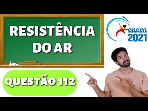 Thumbnail da aula: QUESTÃO ENEM 2021: No seu estudo sobre a queda dos corpos, Aristóteles afirmava que se abandonarmos