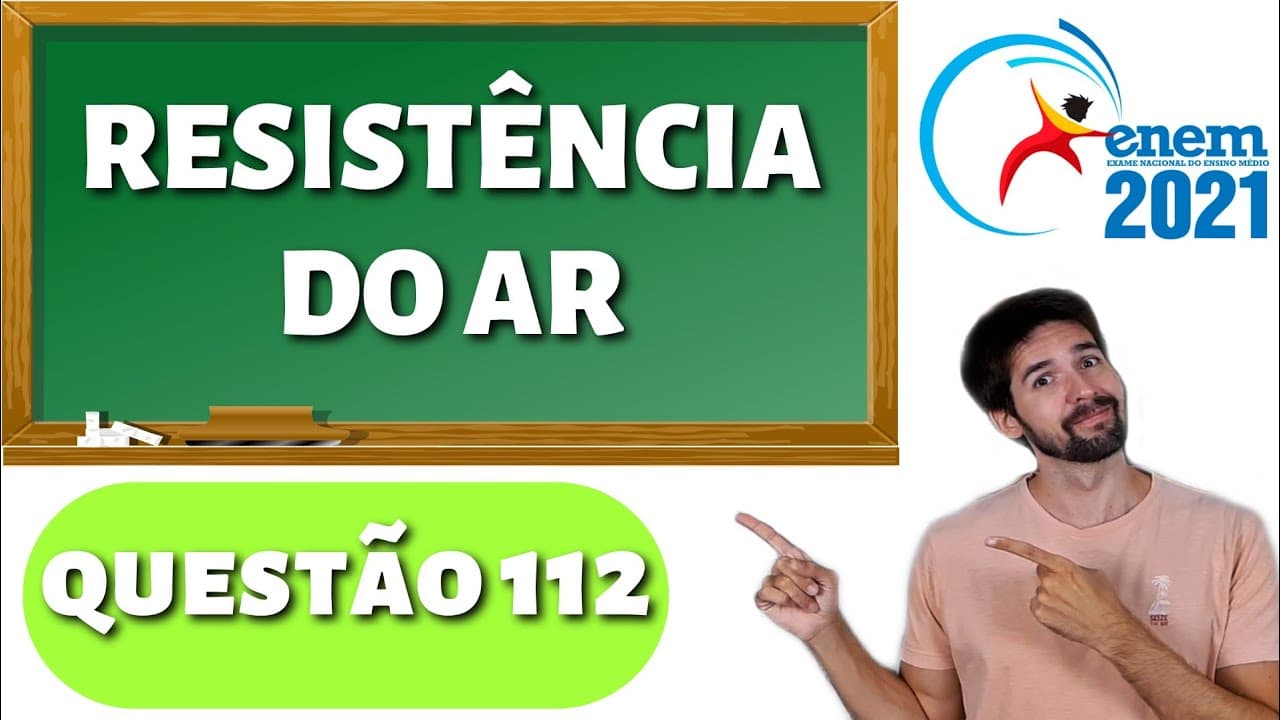 Thumbnail: QUESTÃO ENEM 2021: No seu estudo sobre a queda dos corpos, Aristóteles afirmava que se abandonarmos
