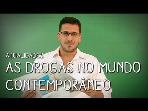 Thumbnail da aula: A Questão das Drogas no Brasil - Aula ao Vivo: Atualidades | Descomplica