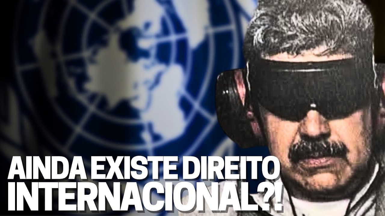Thumbnail: Como derrubar Maduro e Trump respeitar direito internacional? Como combater ditaduras com soberania?
