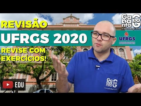 Thumbnail da aula: REVISÃO UFRGS 2020 - Geografia | Revise com Exercícios
