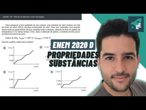 Thumbnail da aula: QUÍMICA EXATAS ENEM 2020 - Para assegurar a boa qualidade de seu produto, uma indústria