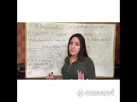 Thumbnail da aula: UNESP - Questão de estequiometria