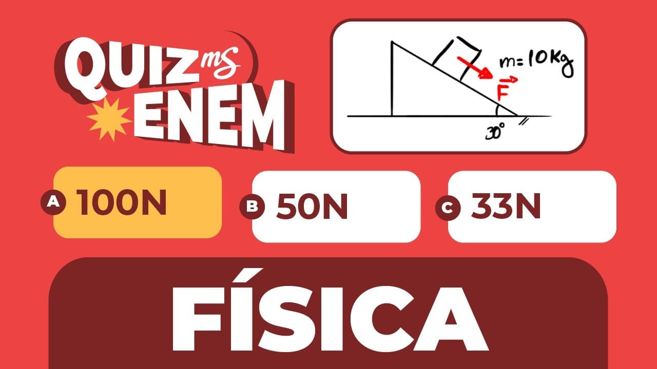 Thumbnail: Treinando Questões | Física | QUIZ ENEM | Me Salva! ENEM