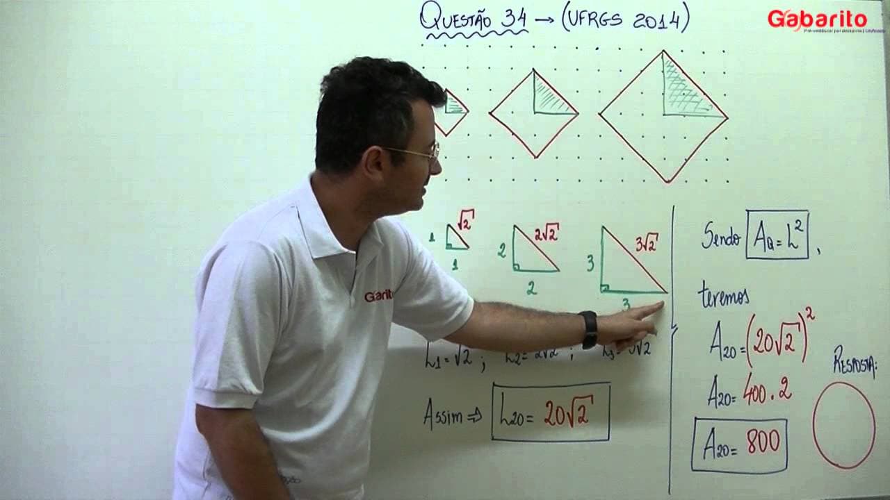Thumbnail: Gabarito Corrige - UFRGS 2014 Matemática - Questão 34