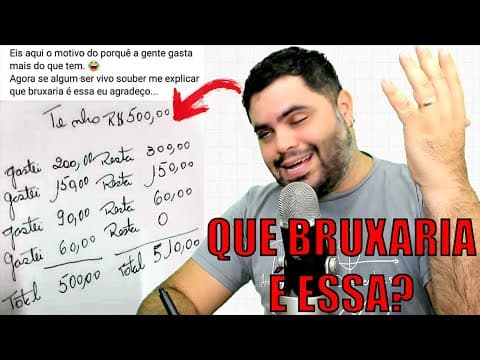 Thumbnail da aula: 🤯 CONTABILIDADE QUE BUGOU A SUA MENTE + Explicação Incrível + Desafio! QUE BRUXARIA É ESSA?