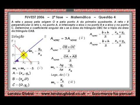 Thumbnail da aula: FUVEST USP 2006 MAT P2 Q4