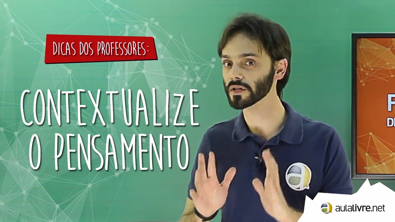 Thumbnail: #Dica dos Professores - Filosofia - Contextualize o pensamento