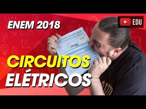 Thumbnail da aula: Circuito Elétrico | Resistência Equivalente | ENEM 2018 | Comentário Física questão 116 prova CINZA