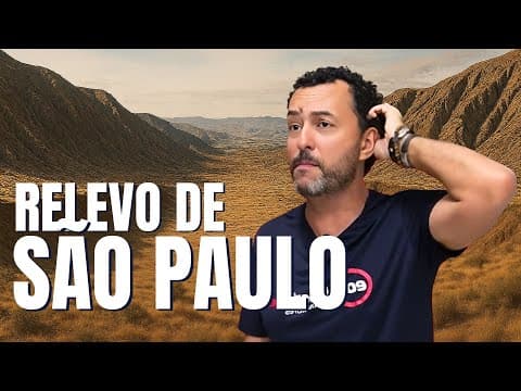 Thumbnail da aula: REVISÃO FUVEST 2026 | GEOGRAFIA | RELEVO DE SÃO PAULO |