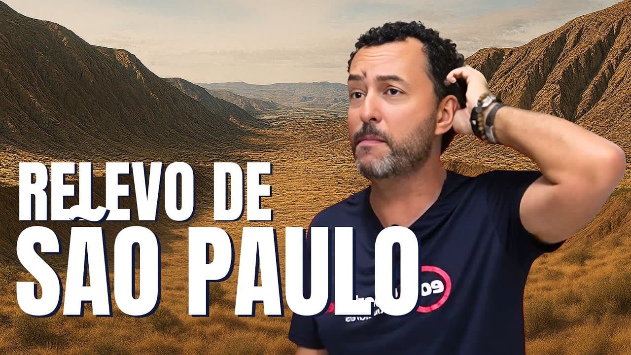 Thumbnail: REVISÃO FUVEST 2026 | GEOGRAFIA | RELEVO DE SÃO PAULO |