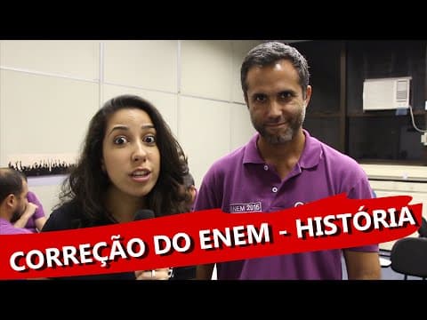 Thumbnail da aula: Correção do Enem 2015 - História