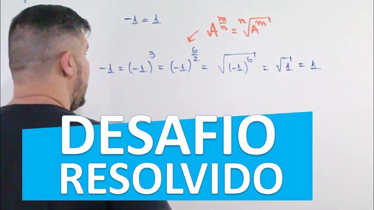Thumbnail: !!RESOLVIDO!! ↗️Mega Desafio Matemático - 99.9% não descobre o erro!
