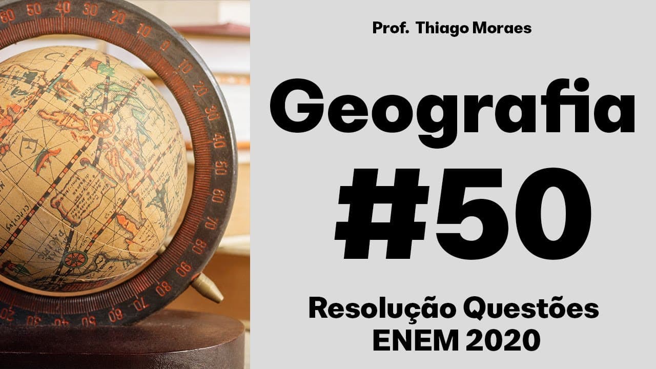 Thumbnail: ENEM 2020 - A expansão das cidades e a formação das aglomerações urbanas no Brasil foram marcadas