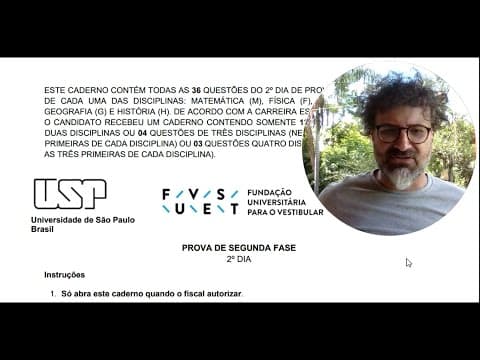 Thumbnail da aula: Correção e comentários - A Geografia na 2ª Fase da FUVEST 2022.