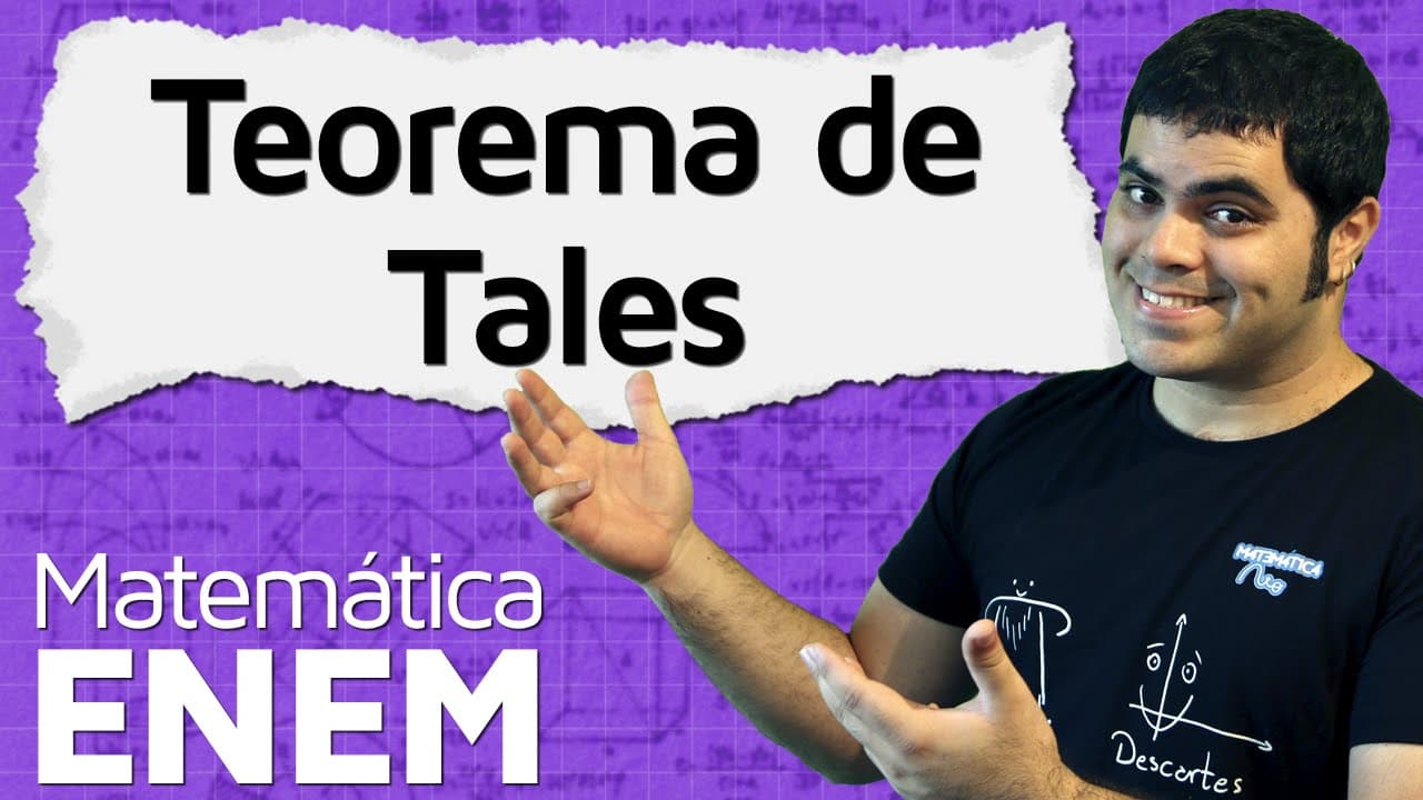 Thumbnail: Teorema de Tales com Exemplos e Exercícios | Matemática do ENEM