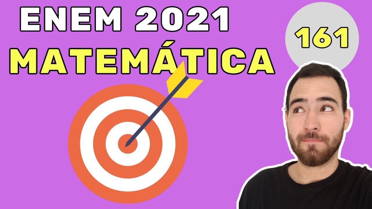 Thumbnail: ENEM 2021 CADERNO CINZA QUESTÃO 161 | LANÇAMENTO DE DARDOS | O organizador de uma competição de