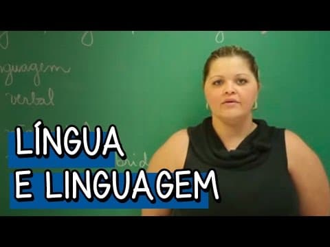 Thumbnail da aula: O que é Linguagem? - Resumo para o ENEM: Português | Descomplica