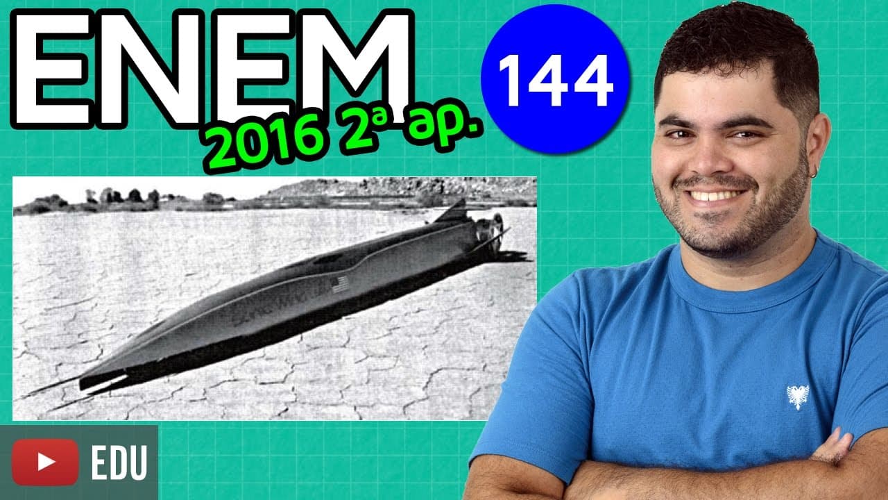 Thumbnail: ENEM 2016 2ª Aplicação Matemática #09 - Grandezas Diretamente Proporcionais