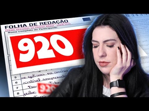 Thumbnail da aula: COMO ELA PASSOU EM MEDICINA ATRAVÉS DA REDAÇÃO DO ENEM SEM SABER O TEMA