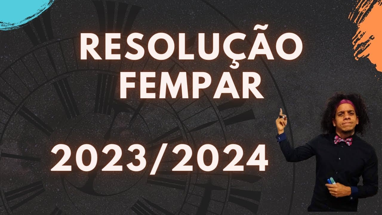 Thumbnail: Resolução FEMPAR 2023 2024