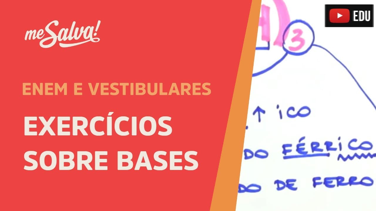 Thumbnail: Me Salva! INO08 - Funções Inorgânicas - Exercícios sobre Bases