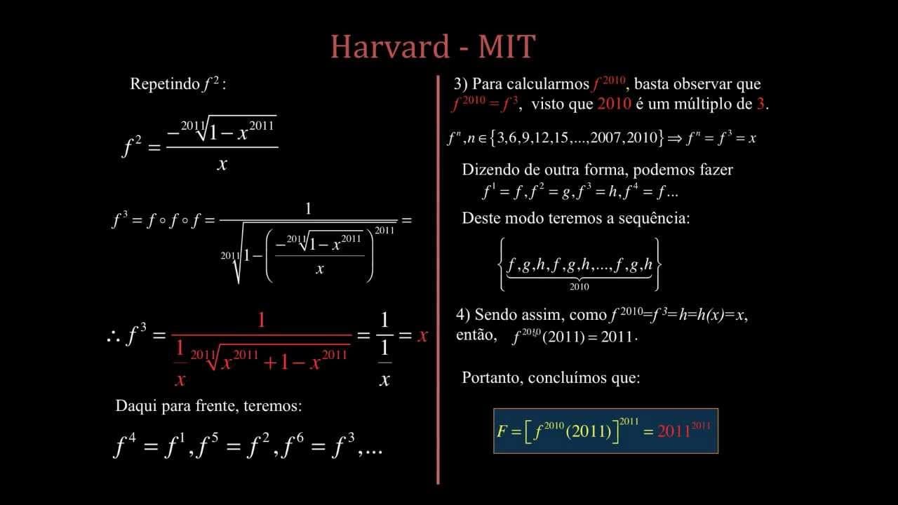 Thumbnail: J-01A - Matemática do Toneio de Harvard-MIT 2011 - Primeira Solução
