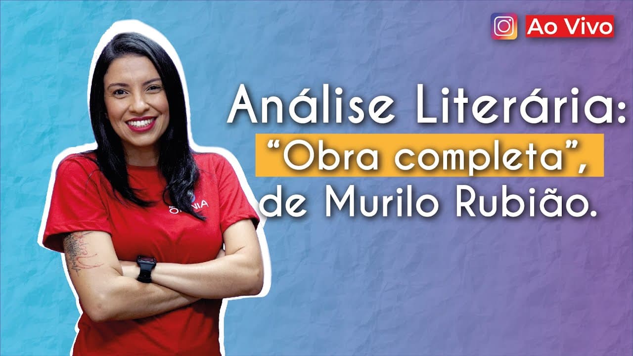 Thumbnail: AO VIVO | Análise Literária: “Obra completa”, de Murilo Rubião - Brasil Escola