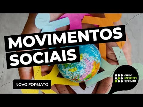 Thumbnail da aula: MOVIMENTOS SOCIAIS | Sociologia para o Enem e o Encceja | Fábio Pereira