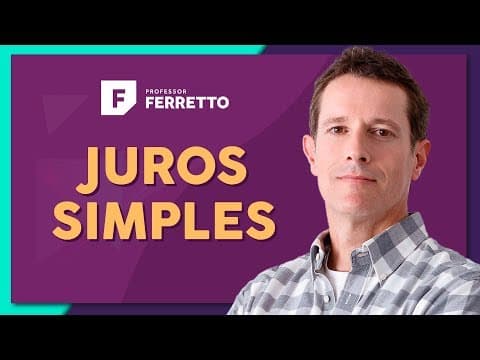 Thumbnail da aula: JUROS SIMPLES: Teoria e Exemplos | Matemática Básica - Aula 30