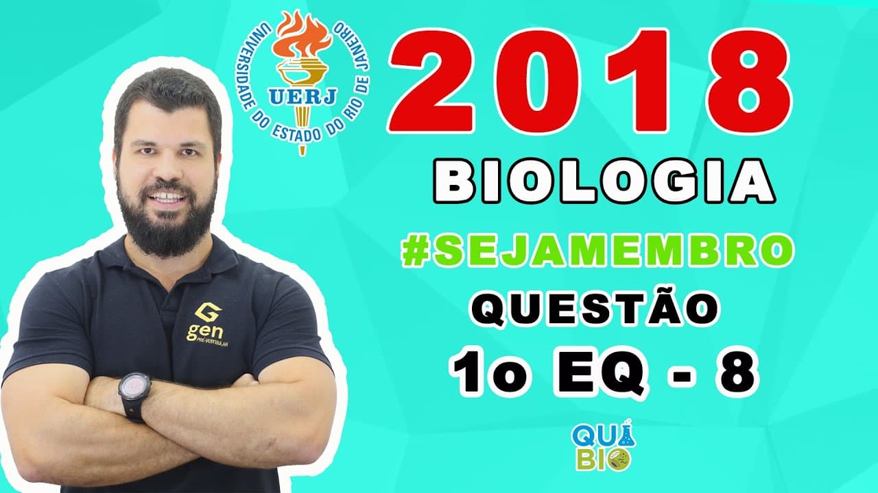 Thumbnail: UERJ 2018 - 1o EQ - Questão 8 - A simetria também é observada na estrutura corporal dos animais
