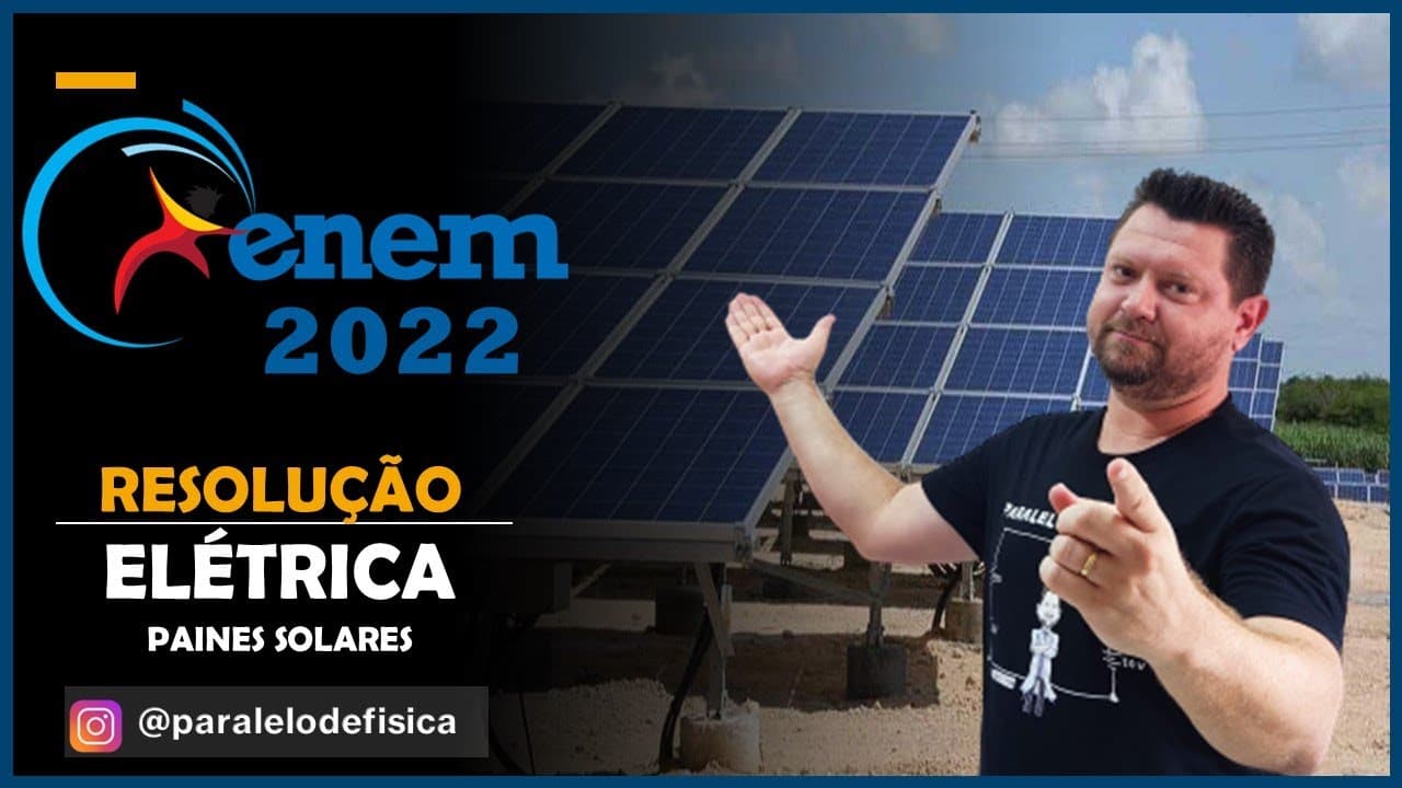 Thumbnail: ENEM 2022 | Em 2017, foi inaugurado, no estado da Bahia, O Parque Solar Lapa, composto por duas