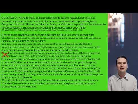 Thumbnail da aula: De olho no Vestibular - Aula 16 (UFSC - Economia Cafeeira)