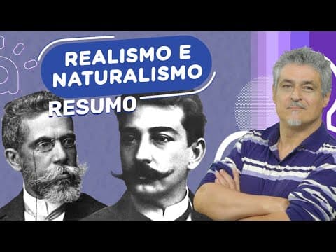 Thumbnail da aula: Realismo e Naturalismo | Resumo | Machado de Assis, Eça de Queiroz e Aluísio Azevedo