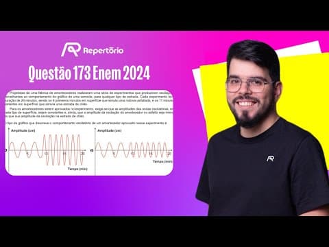 Thumbnail da aula: [ENEM 2024] Questão 173: Projetistas de uma fábrica de amortecedores...