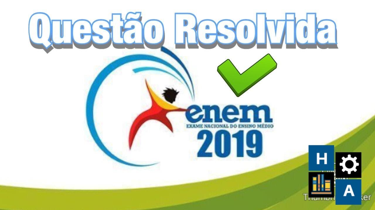 Thumbnail: Questão Enem 2019