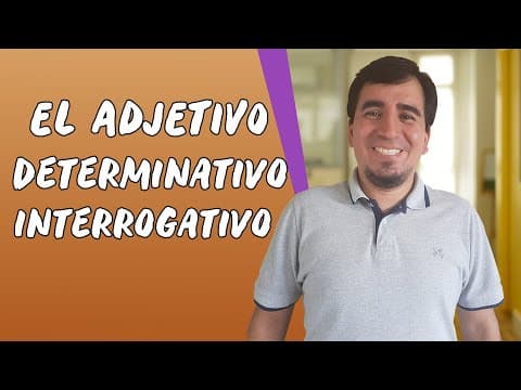 Thumbnail da aula: El Adjetivo Determinativo Interrogativo - Brasil Escola