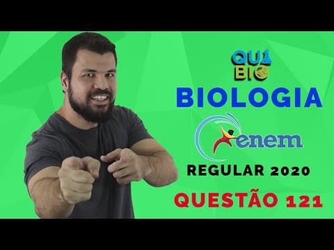 Thumbnail da aula: ENEM 2020 - Aplicação Regular Uma população encontra-se em equilíbrio genético quanto ao sistema ABO