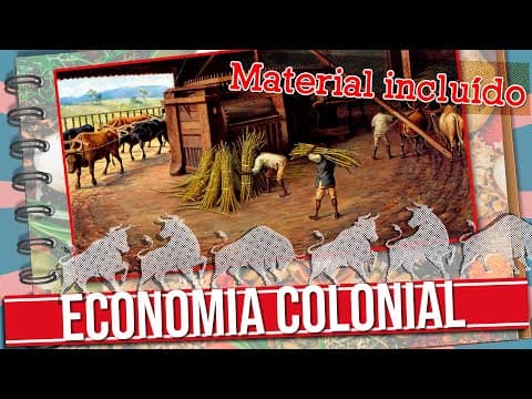 Thumbnail da aula: ECONOMIA COLONIAL: CANA-DE-AÇÚCAR, PECUÁRIA E DROGAS DO SERTÃO