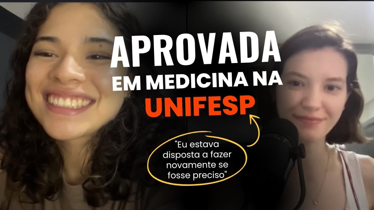Thumbnail: Ela teve que passar por 3 etapas para ser APROVADA na UNIFESP | Entrevista de aprovados da Kaissa