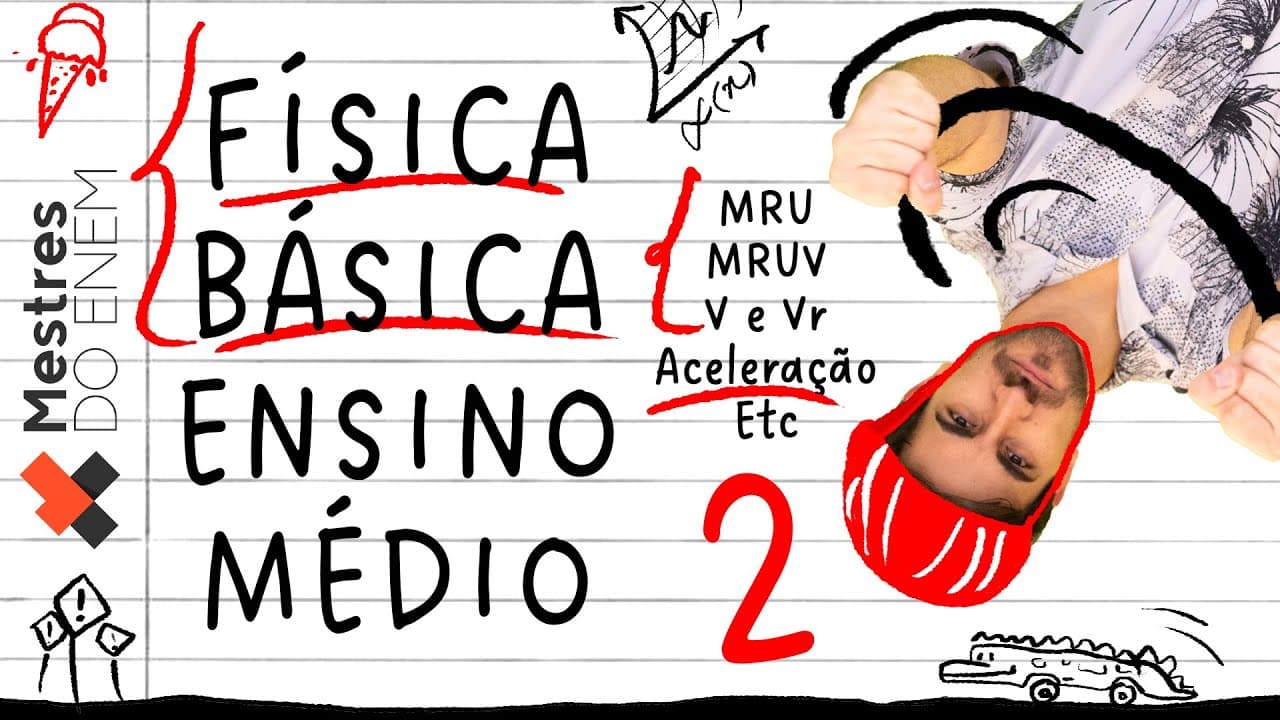 Thumbnail: 🚗 TUDO DE CINEMÁTICA PARA O ENEM!! - Física Básica Completa (MESTRES DO ENEM)